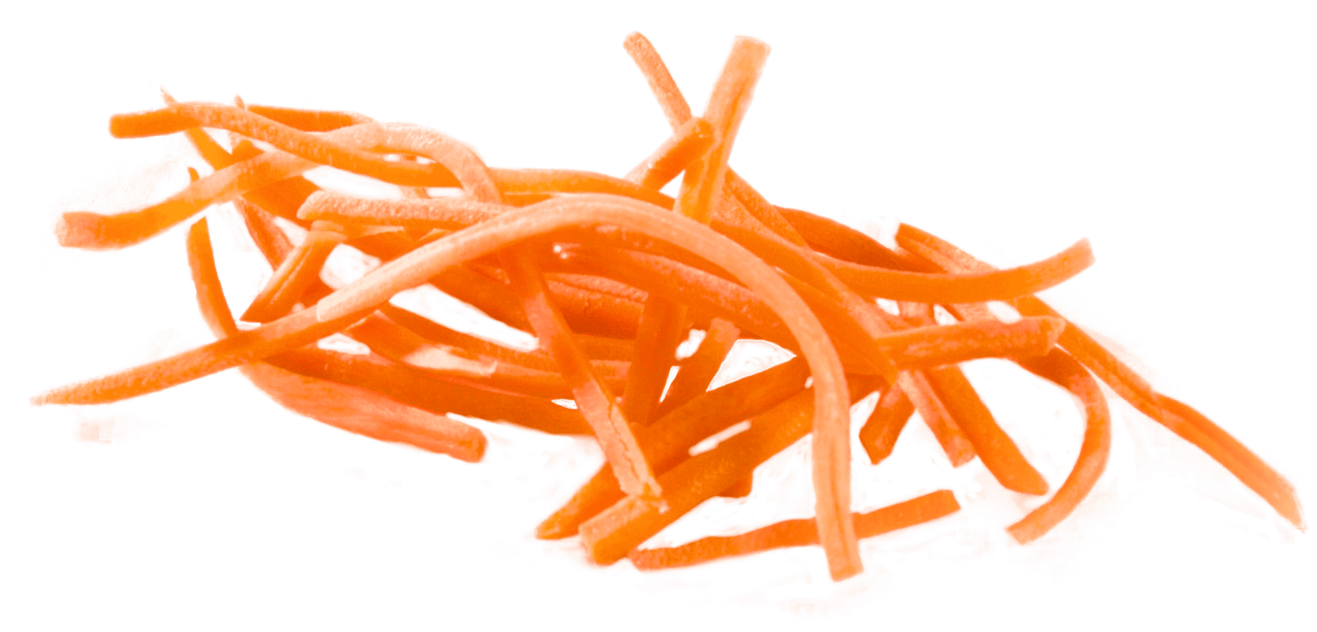 Fresh Carrot Shavings Isolated PNG