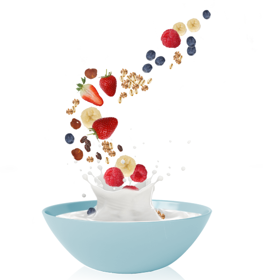 Fresh Cereal Fruit Splash PNG