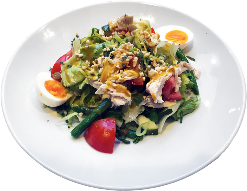 Fresh Chicken Garden Salad PNG