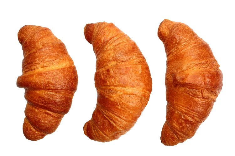 Fresh Croissants Isolated Background PNG