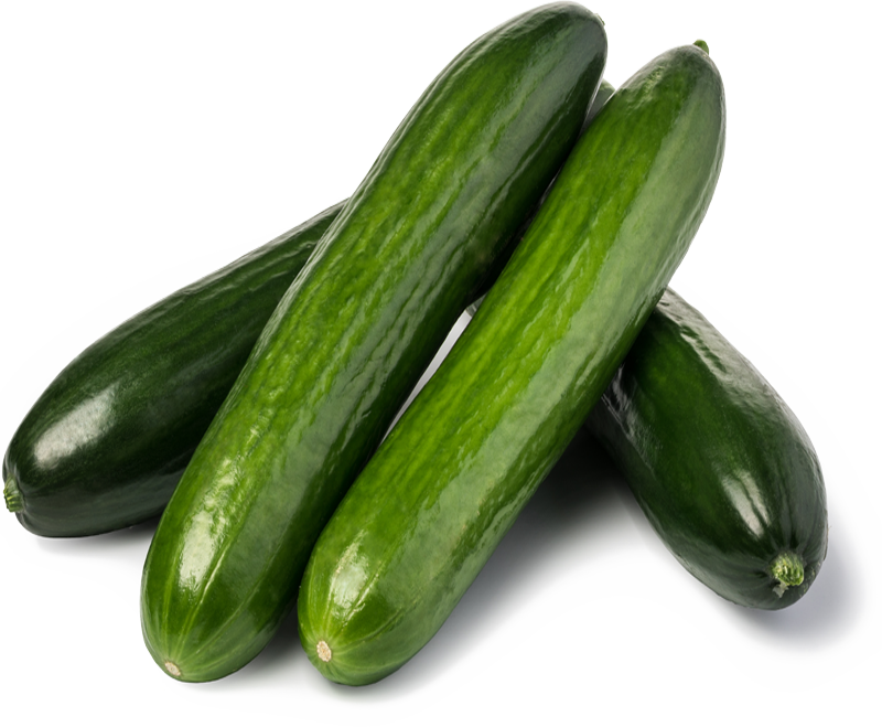 Fresh Cucumbers Isolated Background PNG