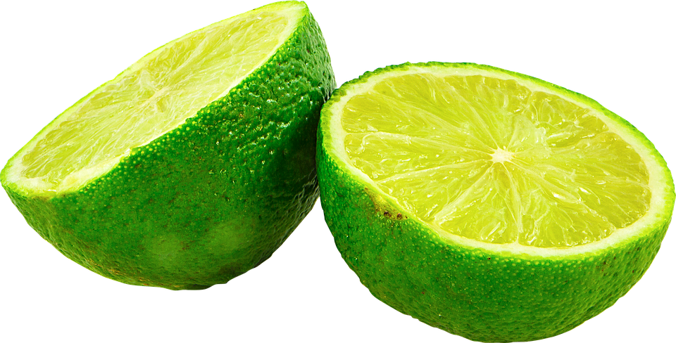 Fresh Cut Lime Slices PNG