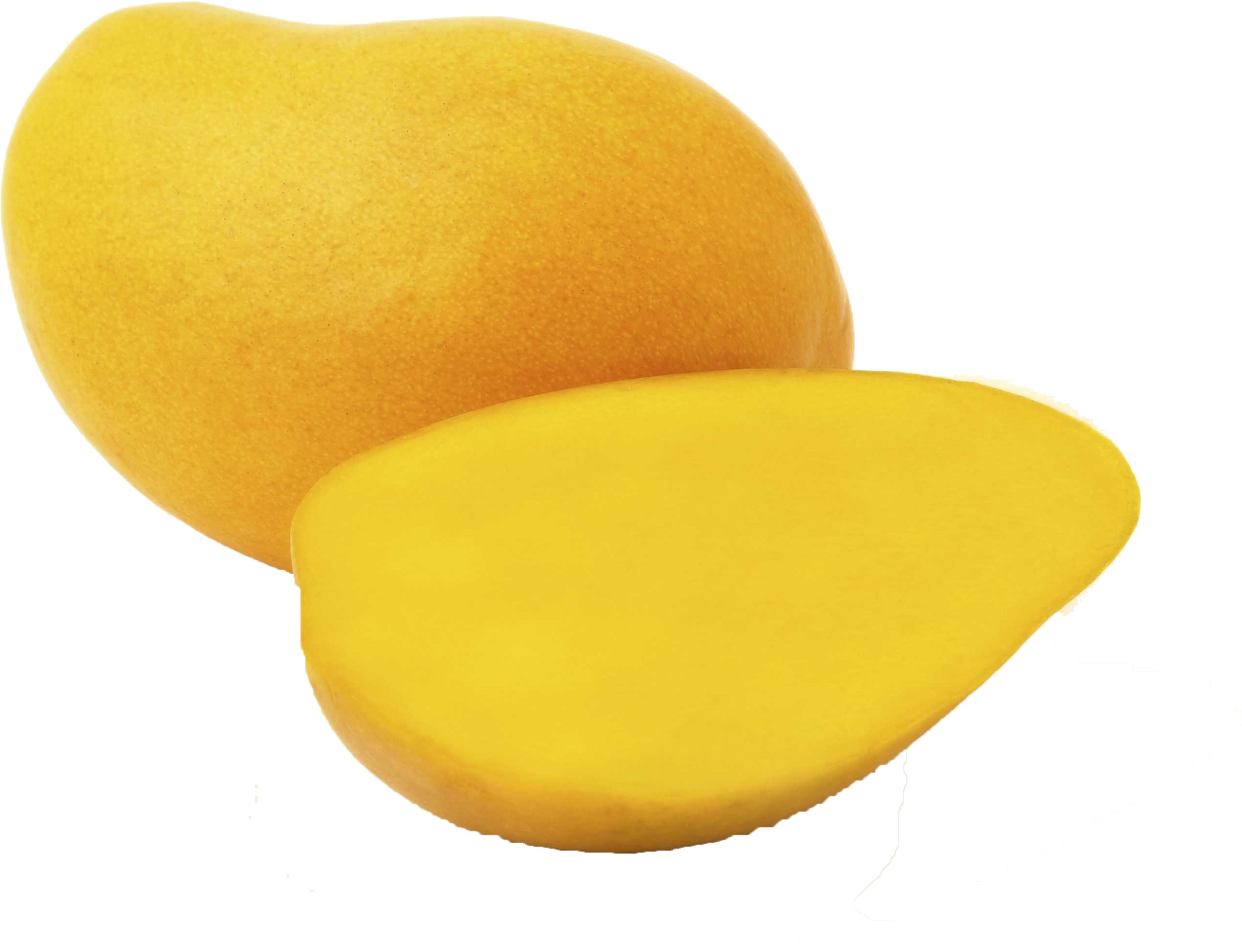 Fresh Cut Mango Slice PNG