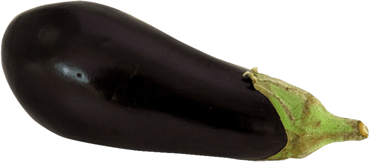 Fresh Eggplant Isolatedon Background PNG