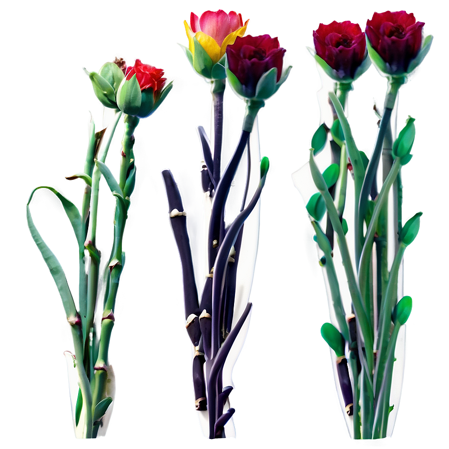 Fresh Flower Stem Png Anb90 PNG