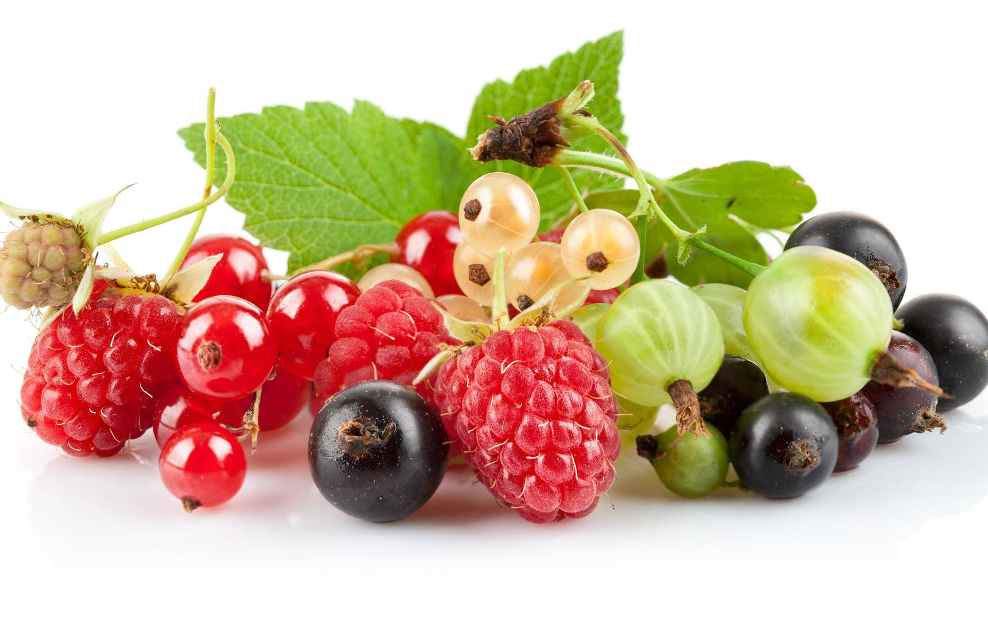 Fresh Fruit Mixed Berries Currant Wallpaper
