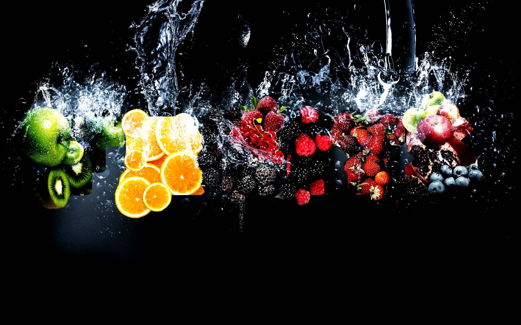 Frutasfrescas Para Boa Saúde E Bem-estar. Papel de Parede