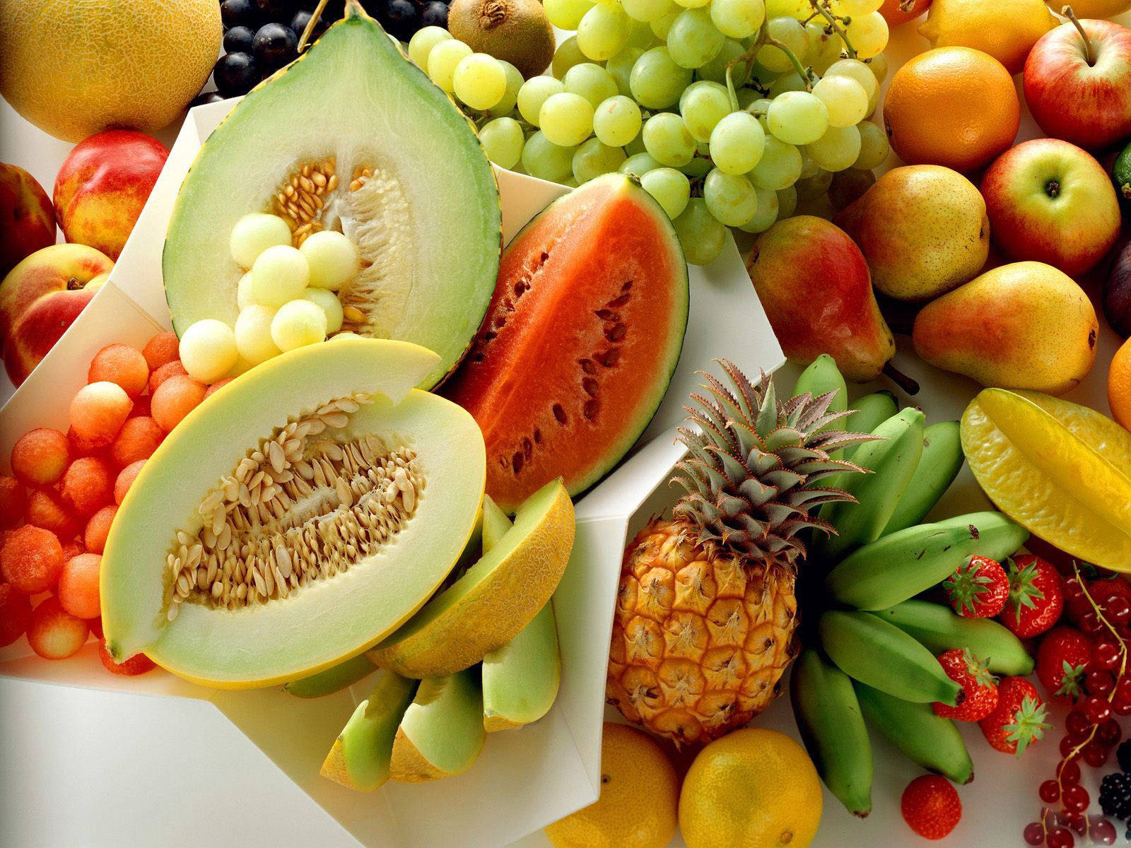 Fresh Fruits Nutritious Food Wallpaper