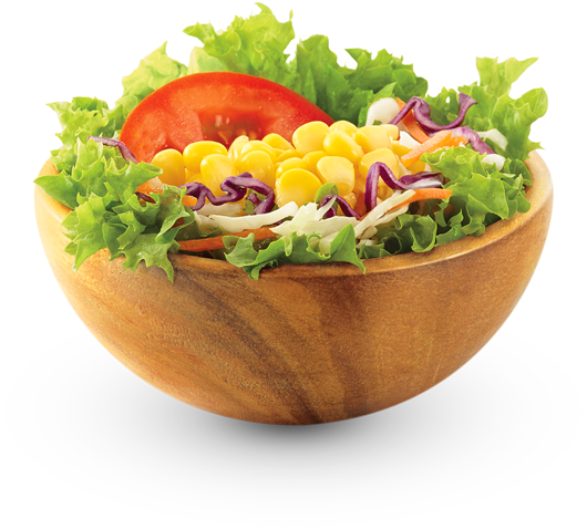 Fresh Garden Salad Bowl Mc Donalds PNG