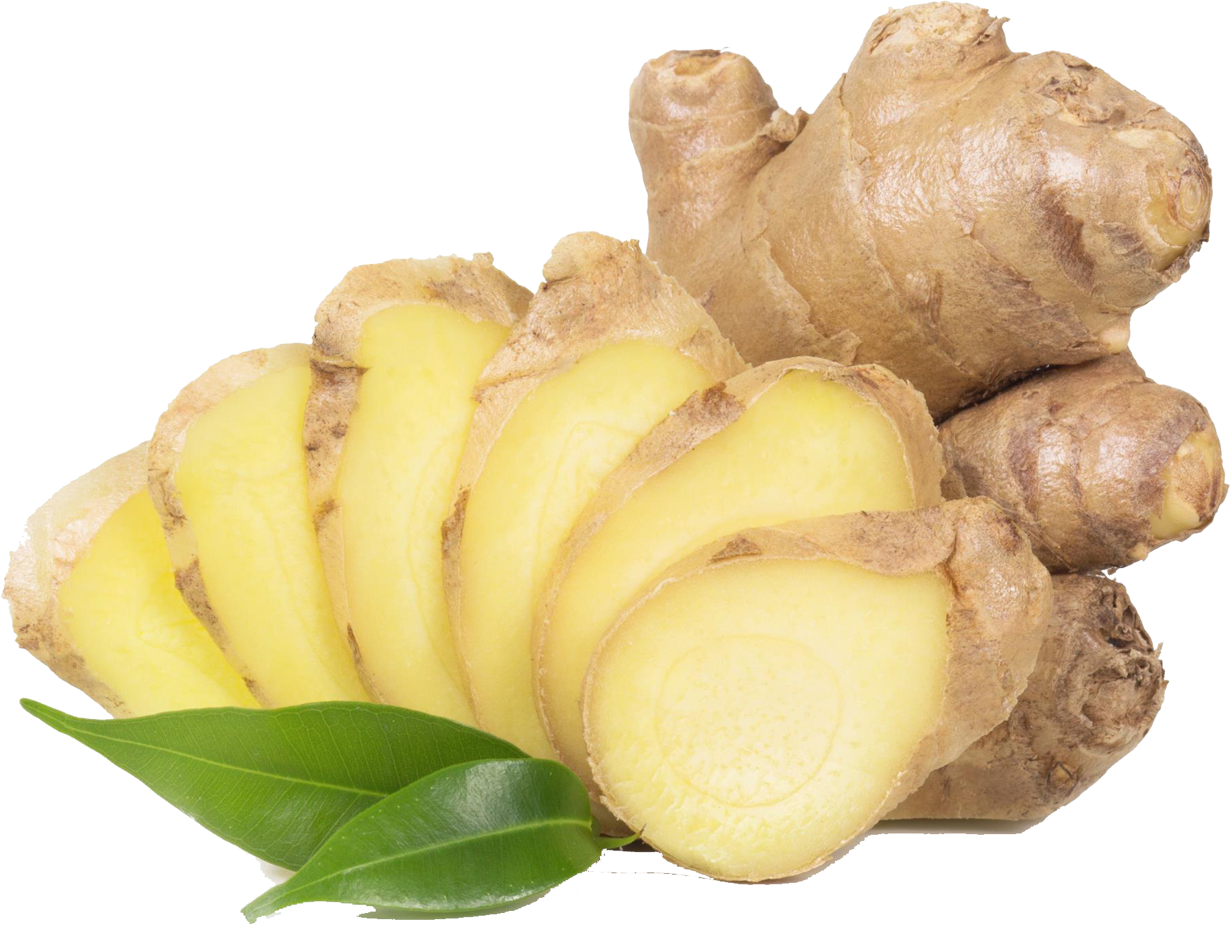 Fresh Ginger Root Slices.png PNG