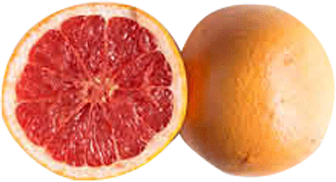 Fresh Grapefruit Halves PNG
