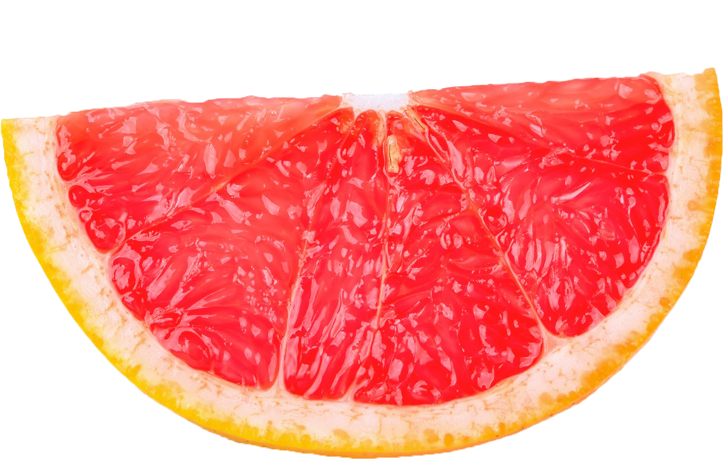 Fresh Grapefruit Slice Transparent Background PNG