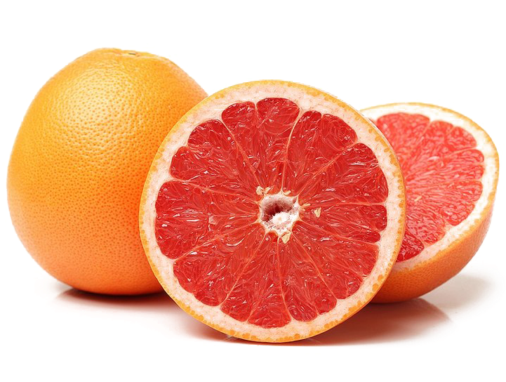 Fresh Grapefruit Slices Transparent Background PNG