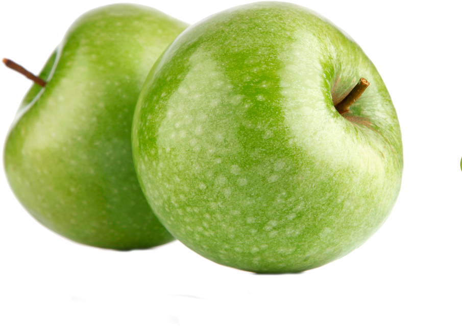Fresh Green Apples Isolated PNG