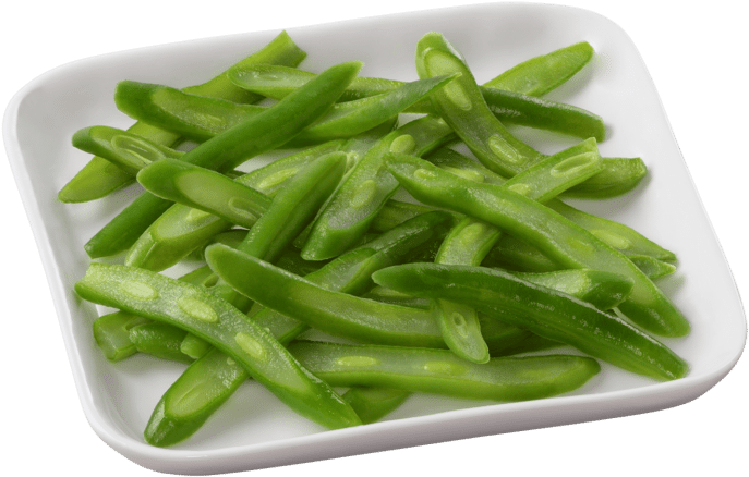 Fresh Green Beansin Bowl PNG