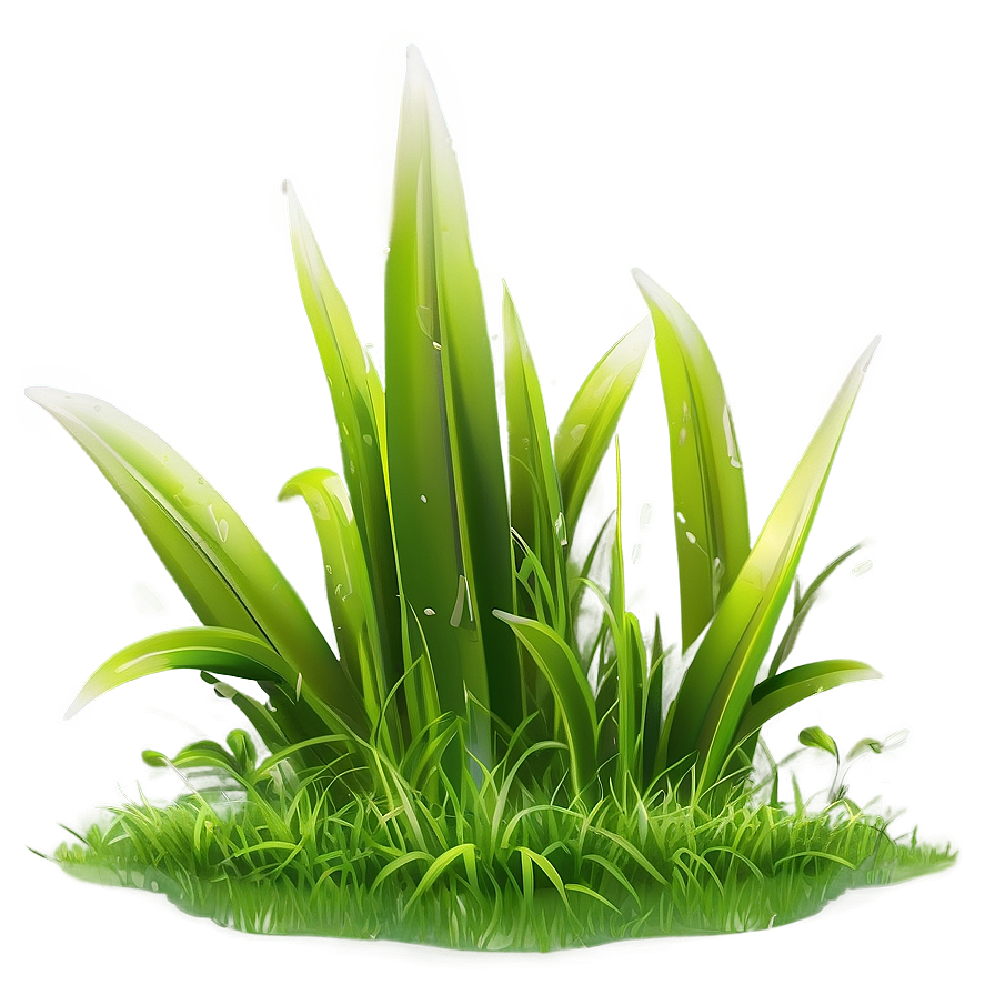 Fresh Green Cartoon Grass Png Vdj35 PNG