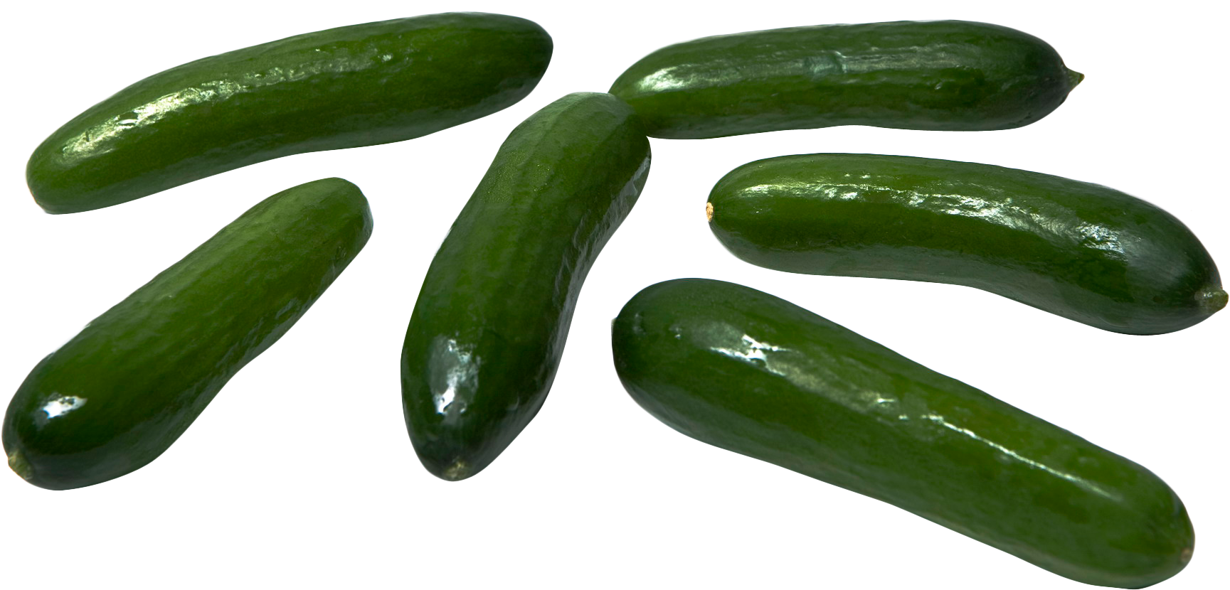 Download Fresh Green Cucumbers Isolated