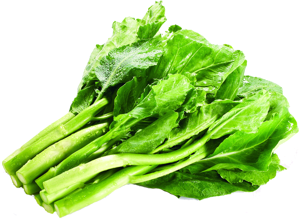 Fresh Green Mustard Leaves PNG