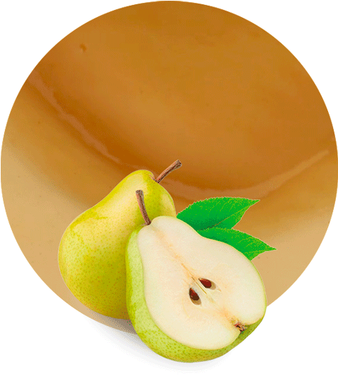 Fresh Green Pear Halfand Whole PNG