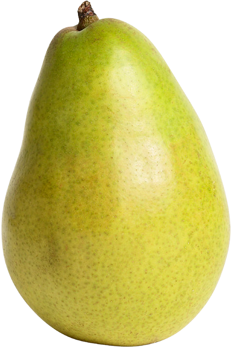 Fresh Green Pear Isolated PNG