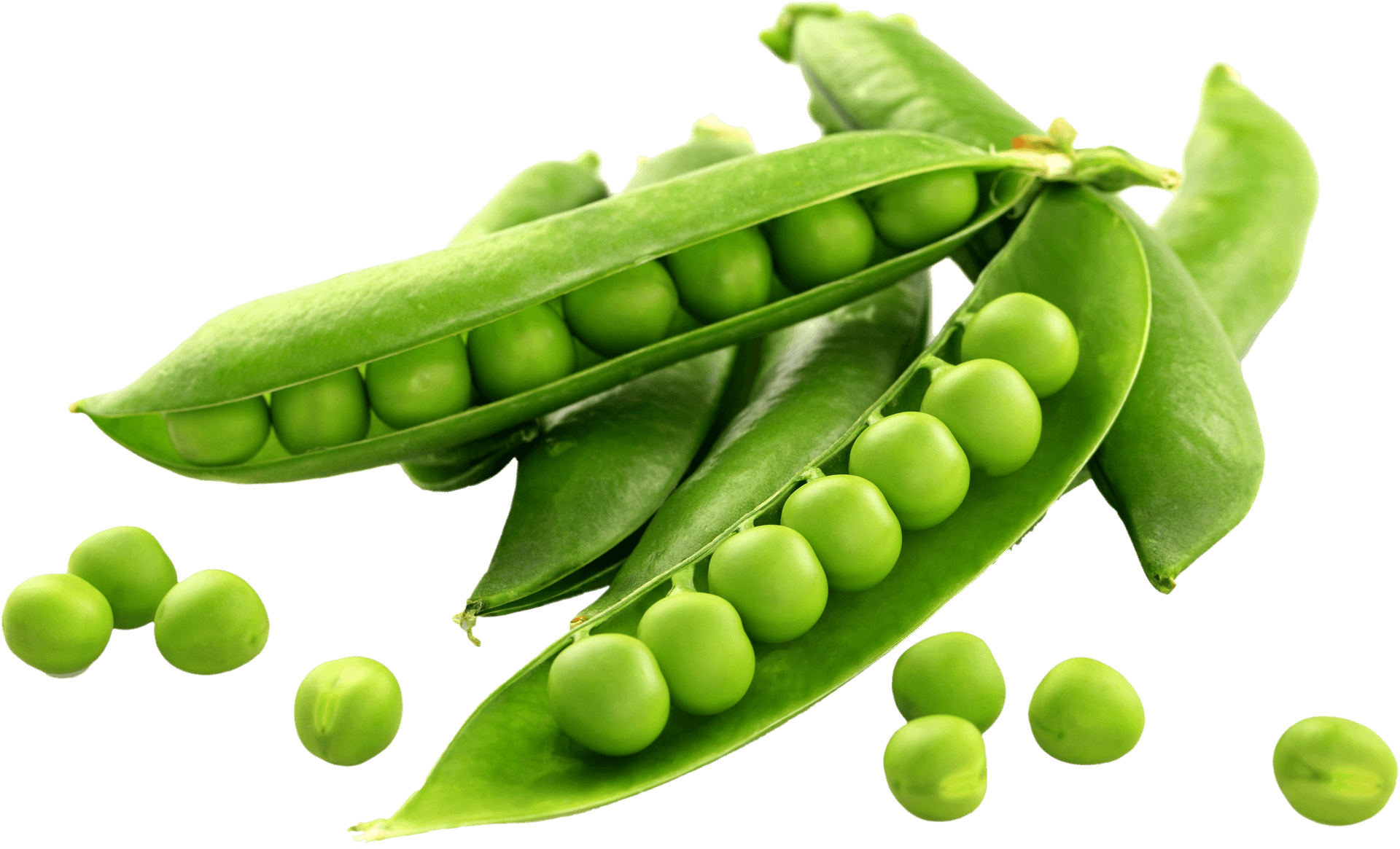 Fresh Green Peas Pods PNG