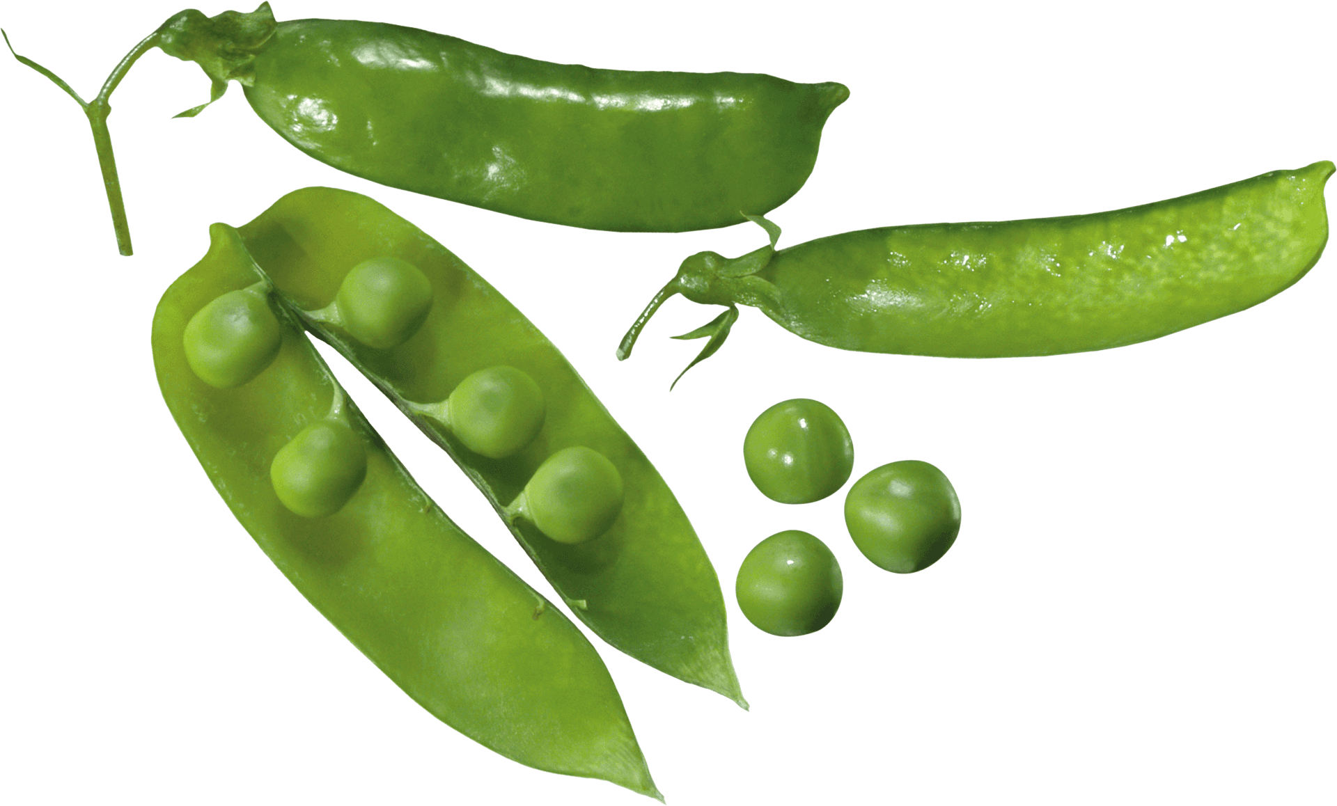 Fresh Green Peas Pods Transparent Background PNG