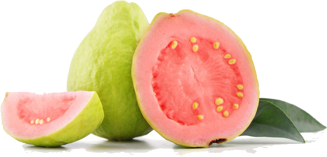 Fresh Guava Fruit Cutand Whole PNG