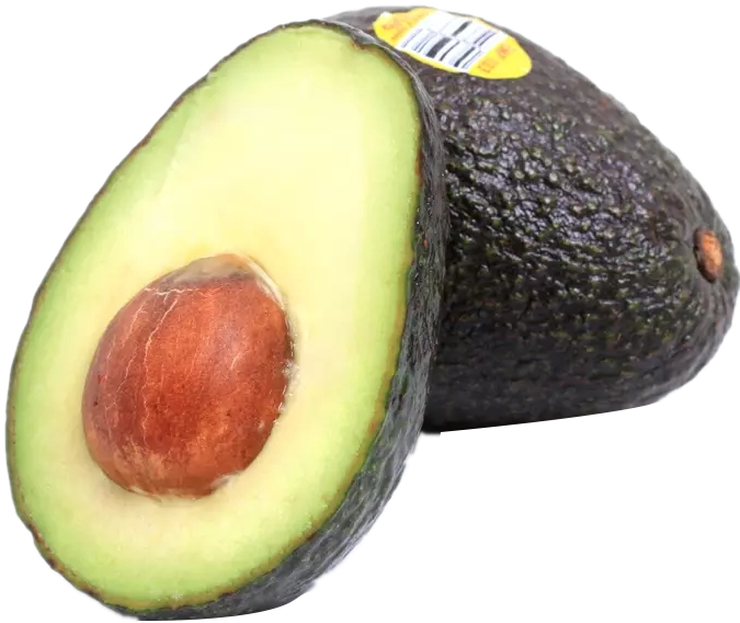 Fresh Halved Avocado With Pit PNG