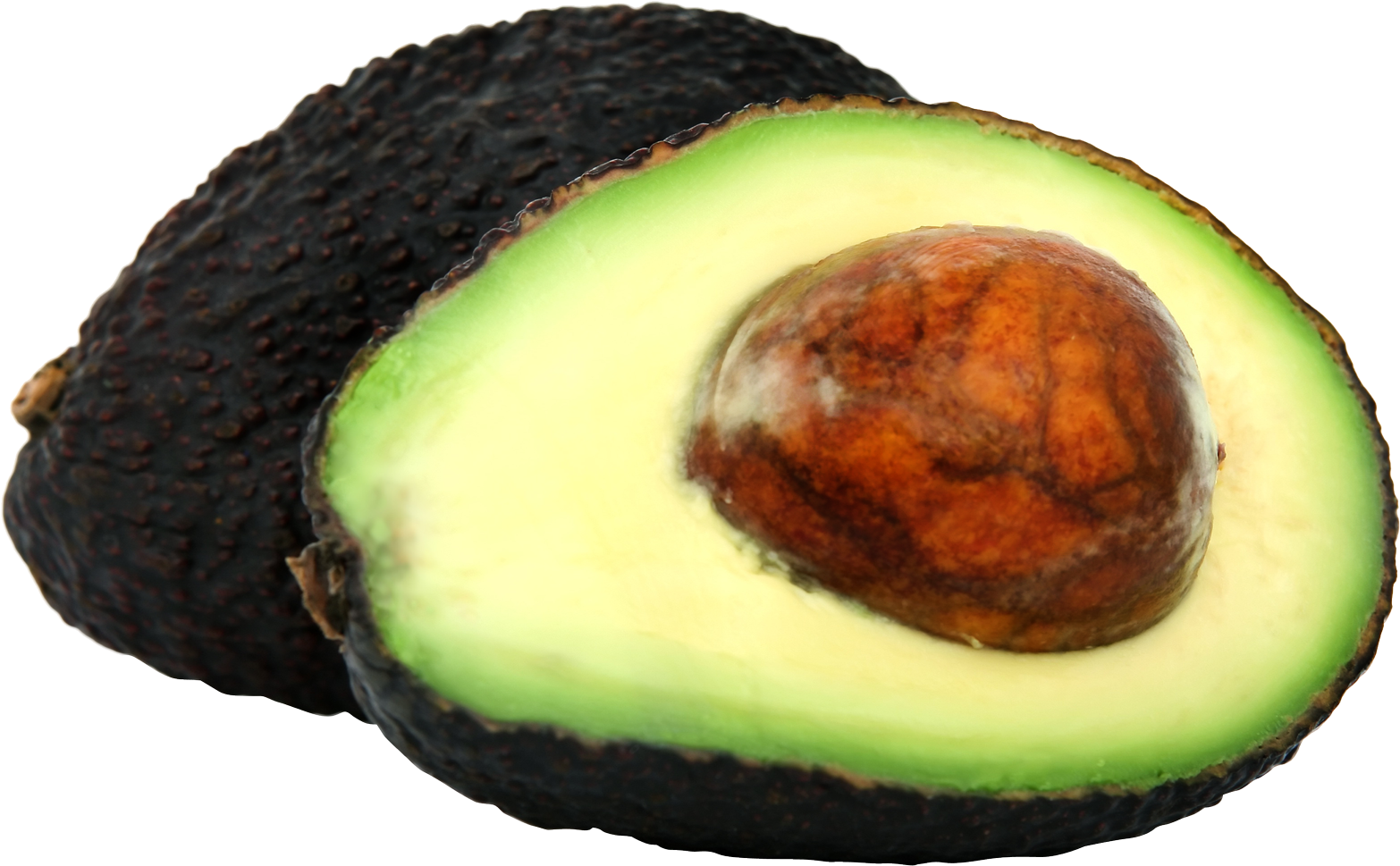 Fresh Halved Avocado PNG