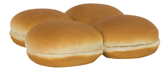 Fresh Hamburger Buns Isolated PNG