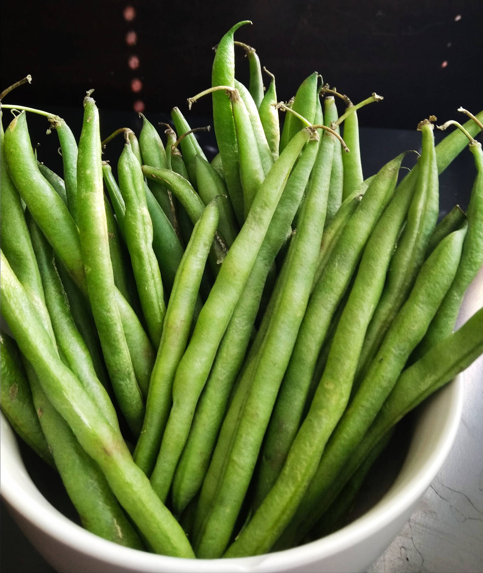 Fresh Harvest Of French Beans Picture