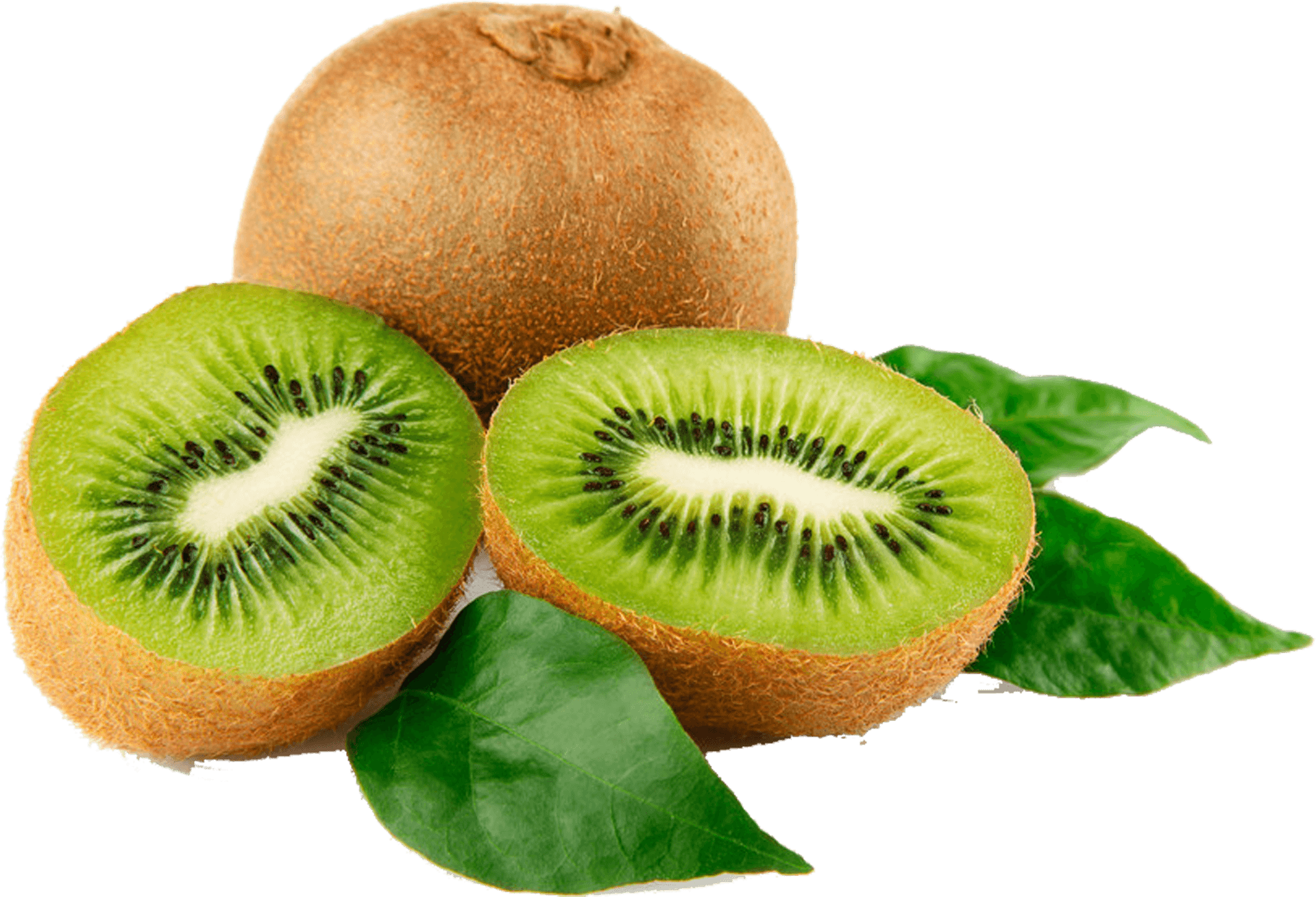 Fresh Kiwi Fruitand Slices PNG
