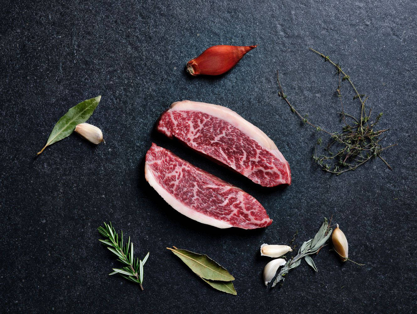 Fresh Kobe Beef And Food Aromatics Wallpaper