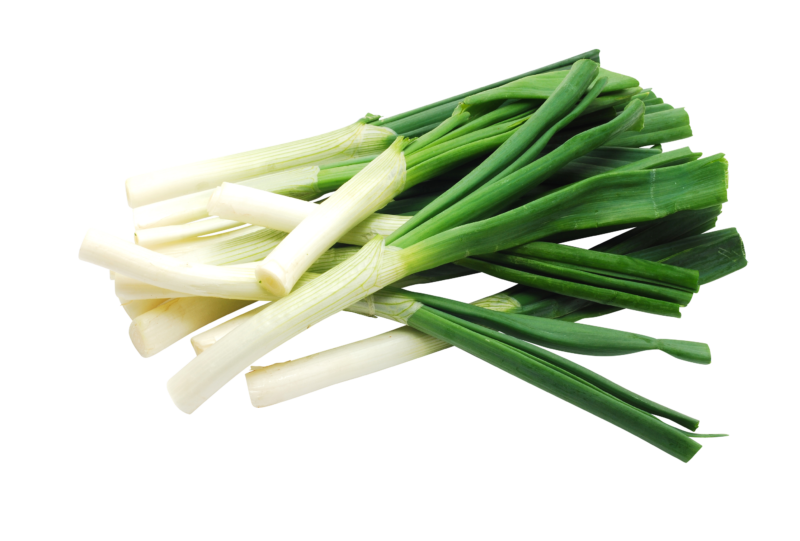 Fresh Leeks Bundle Isolated PNG