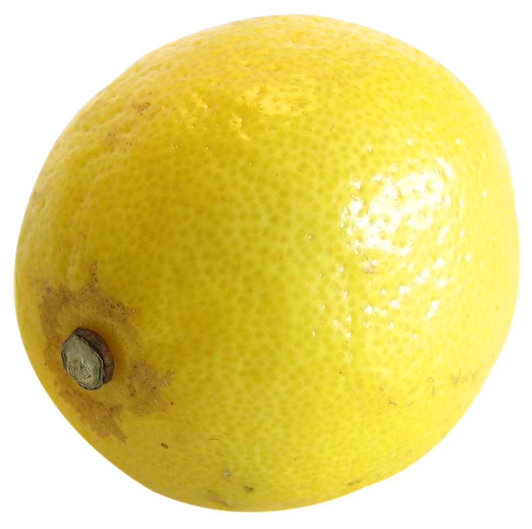 Fresh Lemon Closeup Texture PNG