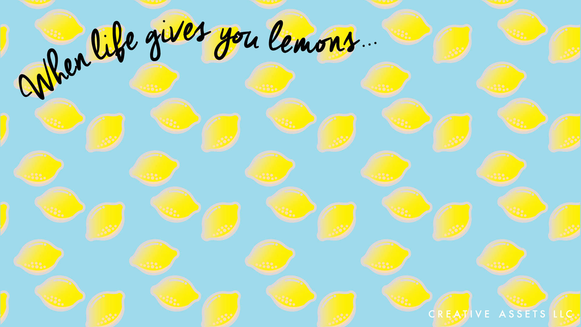 Fresh Lemons On Tree Branch Wallpaper