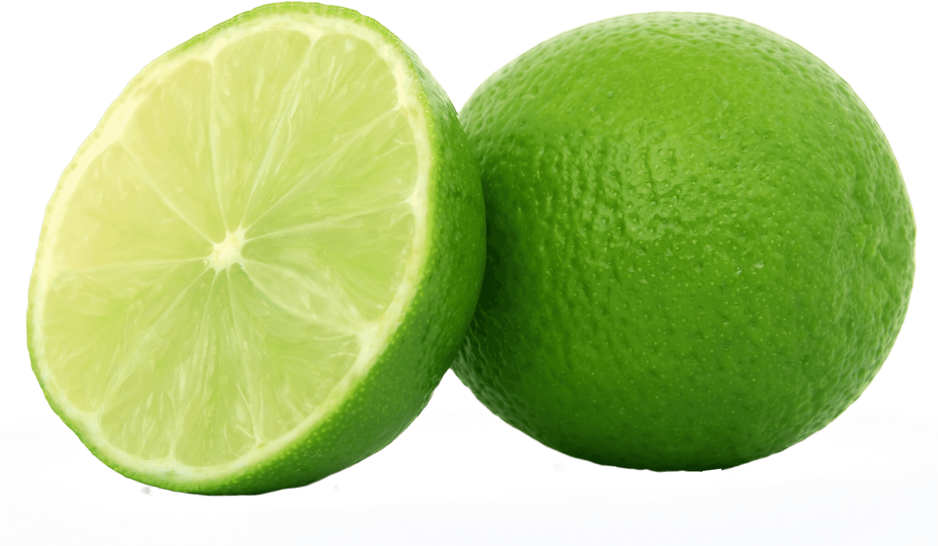 Fresh Lime Sliceand Whole PNG