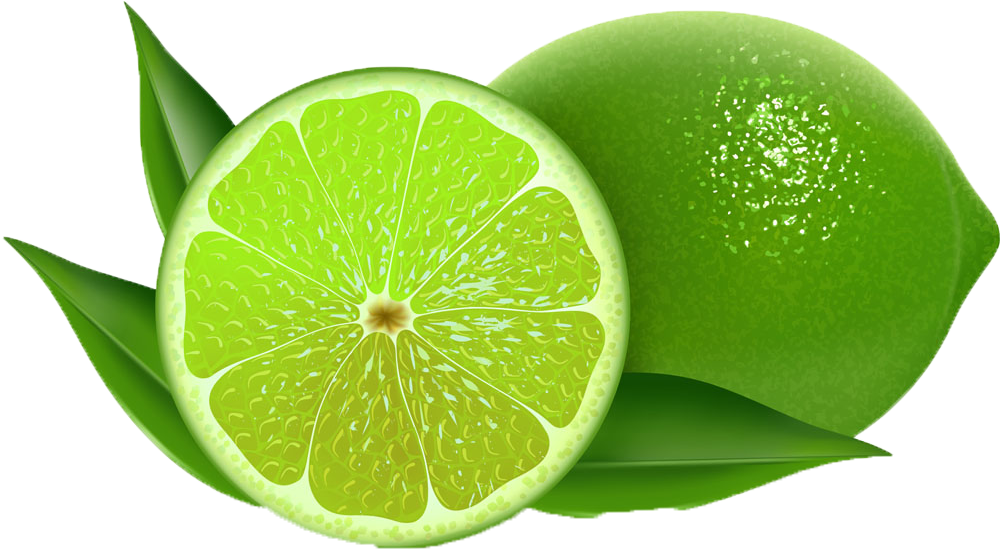 Fresh Limeand Slice PNG