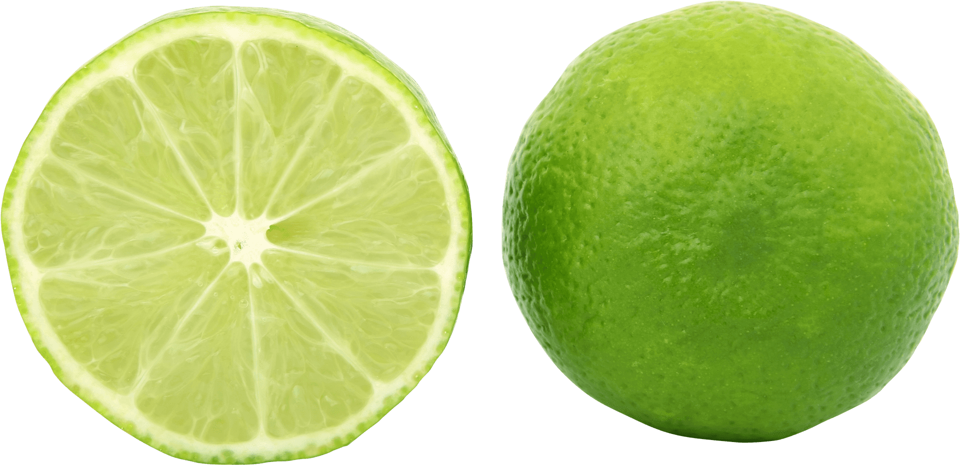 Fresh Limeand Slice PNG