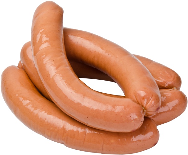 Fresh Link Sausages Isolated PNG
