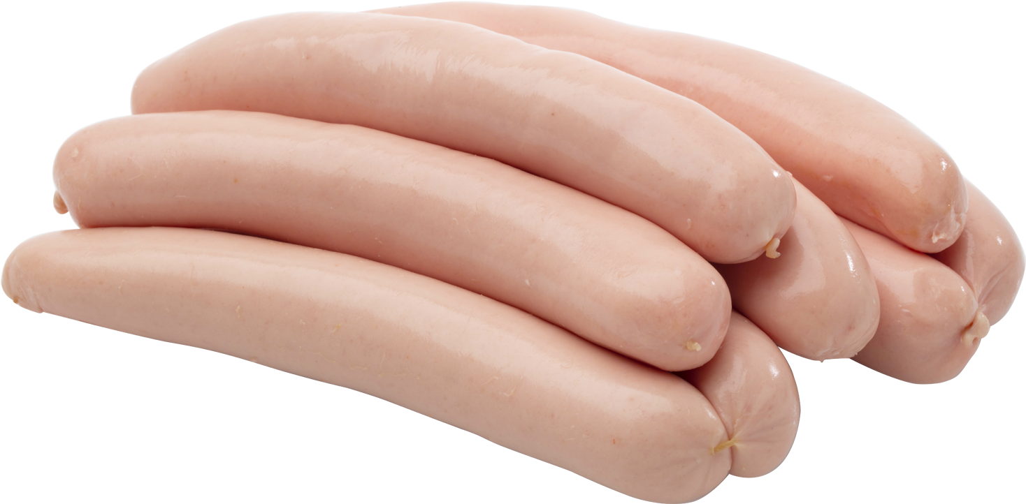 Fresh Link Sausages Isolated PNG