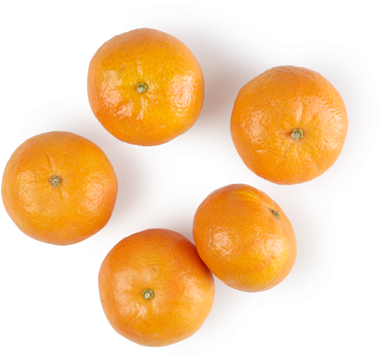 Fresh Mandarinsin Plastic Tray PNG