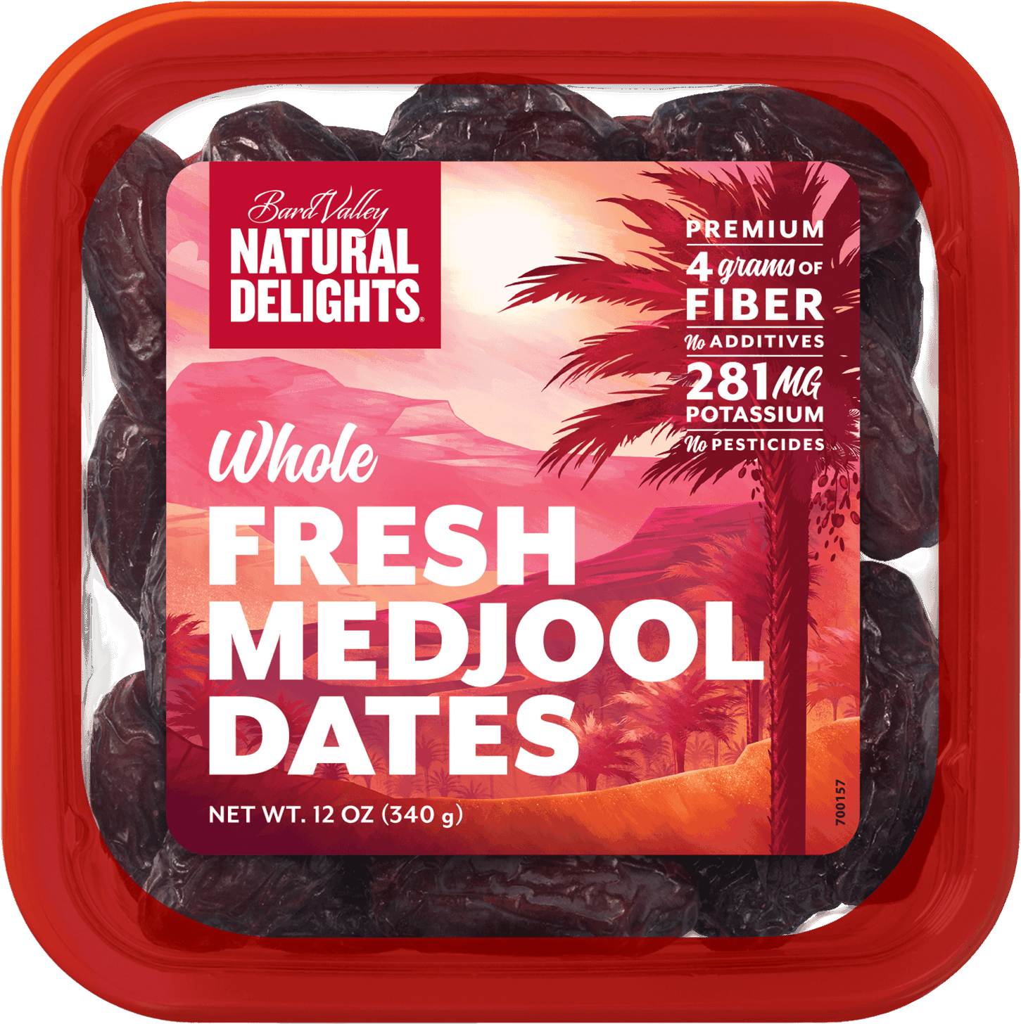 Fresh Medjool Dates Packaging PNG