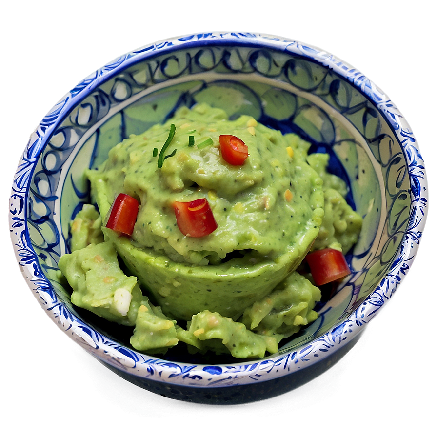 Fresh Mexican Guacamole Png Vmc PNG