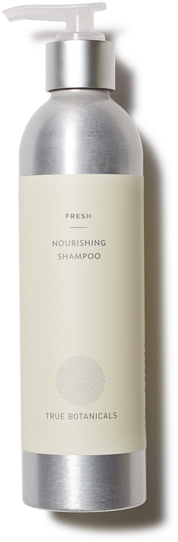 Fresh Nourishing Shampoo Bottle PNG