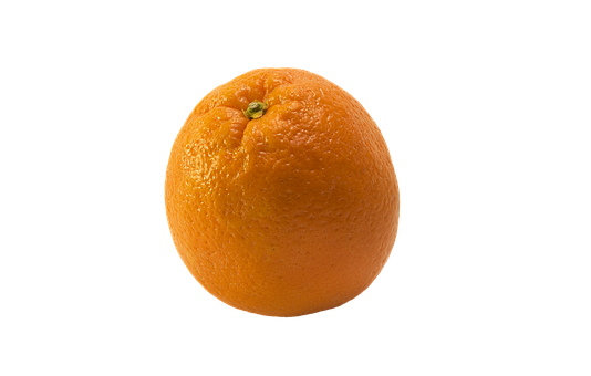 Fresh Orangeon Black Background PNG