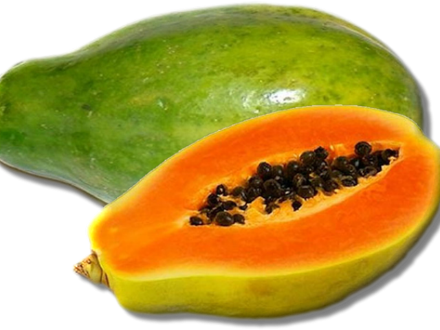 Fresh Papaya Fruit Cut PNG