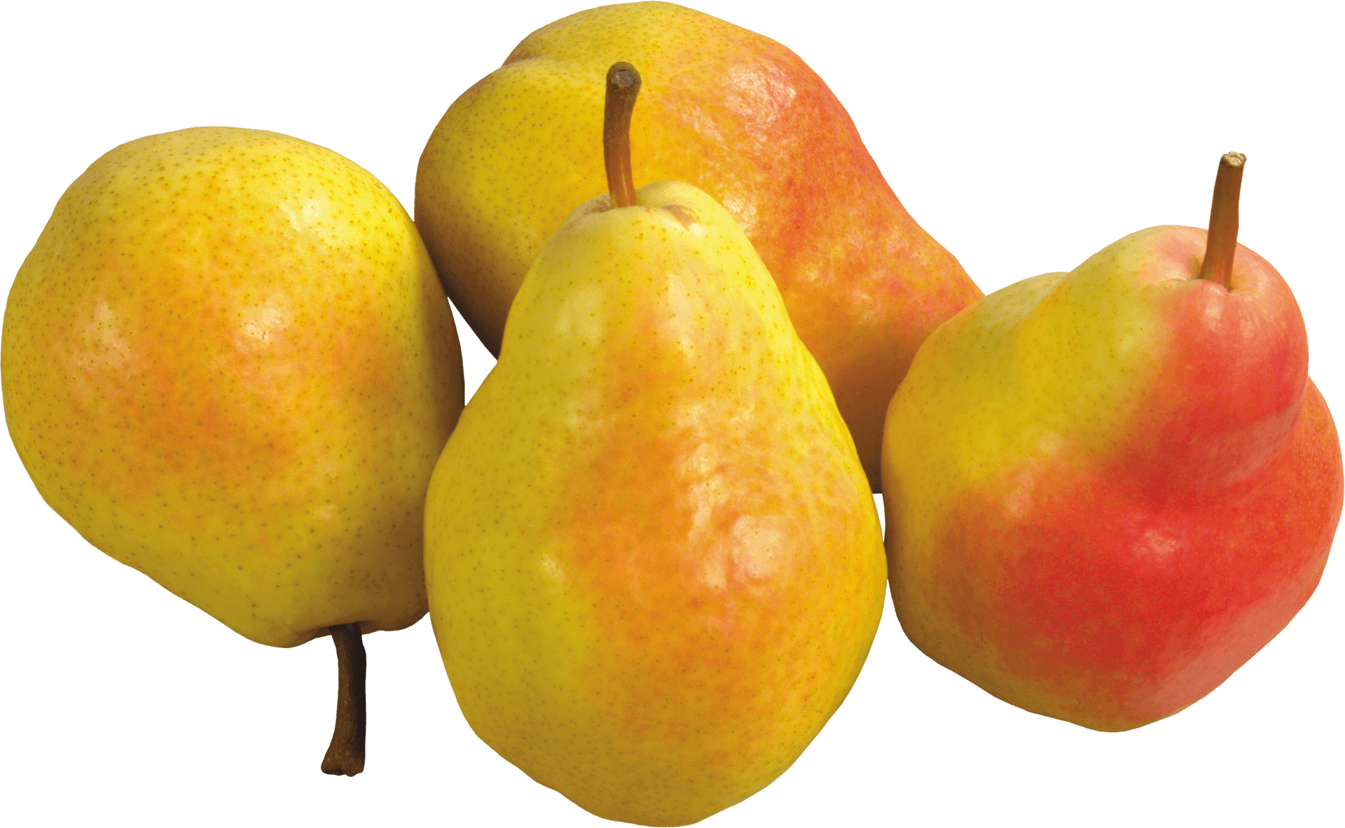 Fresh Pears Variety Transparent Background PNG