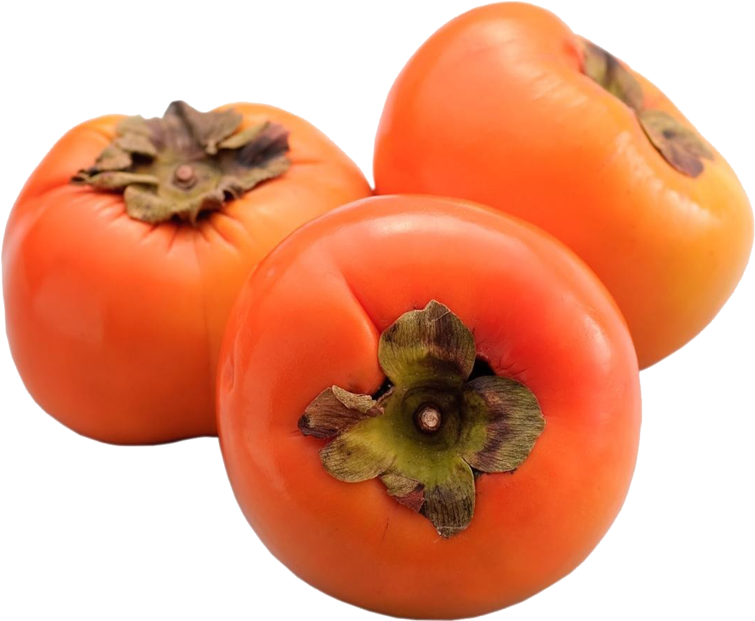 Fresh Persimmons Isolated PNG