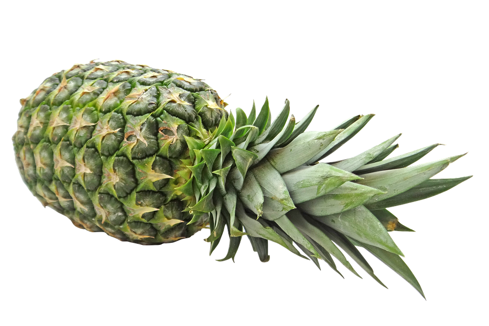 Fresh Pineapple Isolatedon Transparent Background.png PNG
